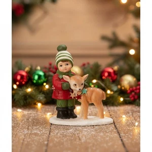 Bethany Lowe Christmas Danny with Deer TD4176 - Picture 1 of 4