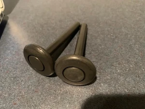 (2) 97-01 OEM Honda CRV RD1 rear seat release knob pull Gray - Picture 1 of 2