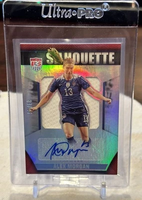 2015 Panini U.S. National Team Alex Morgan Silhouette Match-Worn Patch Auto /25 - Image 1 of 4