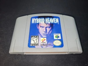 Hybrid Heaven Konami Nintendo 64 N64 Authentic NRMT condition game cartridge - Picture 1 of 2