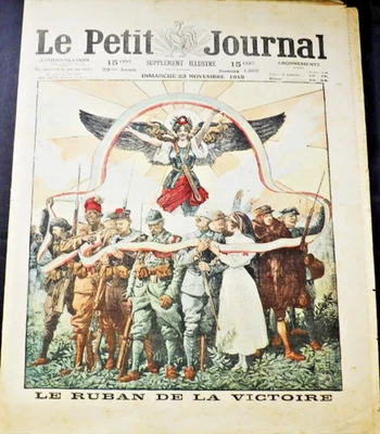 Le Petit Journal Supplement–Sunday, 23 November 1919, No. 1509 French Magazine. - Image 1 of 4