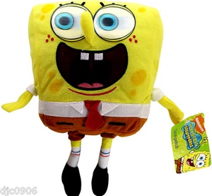 Nickelodeon Nick Jr. SpongeBob Sponge Bob Plush Doll with 3D Moving Eyes 8"-New - Picture 1 of 3