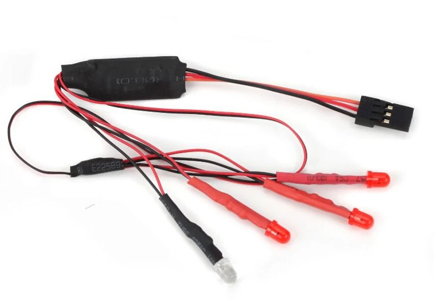 NEW Eflite LED Navigation Light Upgrade Set with Remote On/Off Blade CX3 - Image 1 of 1