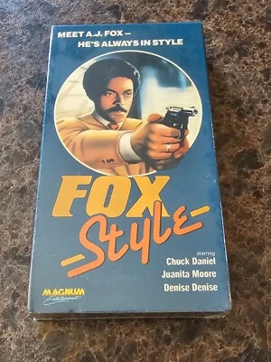 BRAND NEW Fox Style (VHS; 1986) Chuck Daniel RARE Sealed OOP - Image 1 of 4