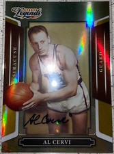 2008 Donruss Sports Legends Al Cervi Philadelphia 76ers Gold Autograph #/25