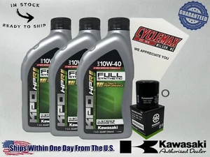Cyclemax Full-Synthetic KPO Oil Change Kit fits 1994-2003 Kawasaki Ninja ZX9R - Picture 1 of 9