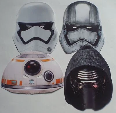 Disney Official Star Wars Force Awakens Episode VII Character Face Masks - Image 1 of 4