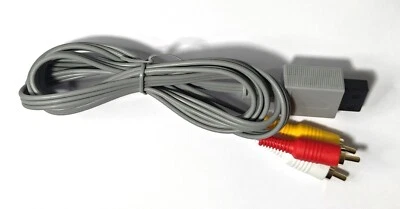 Nintendo Wii AV Cable Composite 3RCA - Image 1 of 3