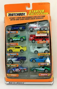 Matchbox STARTER COLLECTION MATTEL WHEELS 10 PACK - Picture 1 of 4