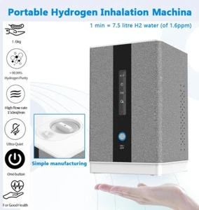 Hydrogen Generator H2 Inhalation Machine with 150ml/min Hydrogen water purifier - Picture 1 of 12