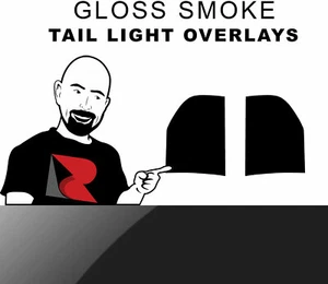 Rtint Tail Light Tint Overlay for Acura MDX 2004-2006 - Gloss Smoke - Picture 1 of 11