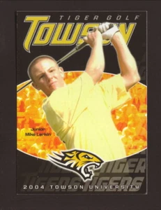 Towson Tigers--Programa de bolsillo de golf 2004--Geico - Imagen 1 de 1