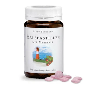 Sanct Bernhard Halspastillen mit Meersalz - 180 Stück (5,39 EUR/100 g) - Bild 1 von 1