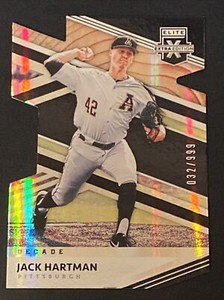 2020 Panini Elite Extra Edition Diecut /999 #115 Jack Hartman Pittsburgh Pirates