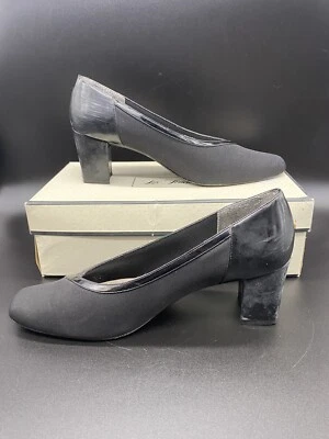 LIFE STRIDE Mujer Cuero Negro Tacones Cuña Talla 9.5 N Con Caja  Foto 1 de 4