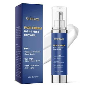 Face Cream for Men 6 in 1 anti aging cream fights eye bags dark spots** - Picture 1 of 7