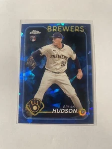 Serie actualización cromada Topps 2024 edición Sapphire - #USCS105 Bryan Hudson (RC) - Imagen 1 de 2