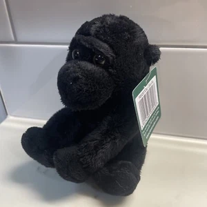 Ravensden Soft Toy Gorilla Plush 15 CM- FRS007GO Cuddly Realistic Teddy handbag - Picture 1 of 3