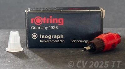 Rotring R751018 / S0218020 isograph m 0,18 mm - Zeichenkegel / replacement nib - Bild 1 von 3