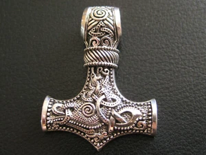 Thors Hammer 925 er Silber et Nox + Geschenkbox + Band Anhänger Wikinger   x619 - Bild 1 von 10