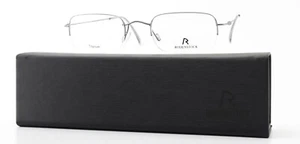 RODENSTOCK Brille R4494 B 46-20 145 Halbrand Nylorfaden Eckig Titanium +Etui GER - Picture 1 of 10