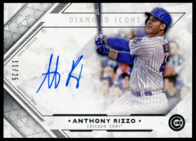 2018 Topps Diamond Icons Anthony Rizzo On Card Auto #11/25 New York Yankees - Image 1 of 2