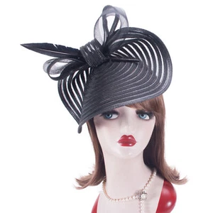 Damen Kentucky Derby Fascinator Kirche Rennmütze Stirnband Kopfstück T428 - Bild 1 von 28
