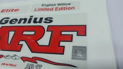 NEW 3D MRF Genius Limited Edition Chase Master EMBOSSED CRICKET BAT STICKER - image 1 of 4