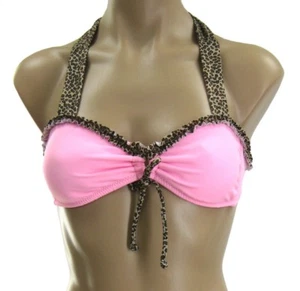 POINT CONCEPTION DAMEN BADEMODE RETRO BANDEAU OBERTEIL "BABY CHEETAH" KLP TZR88 - Bild 1 von 2