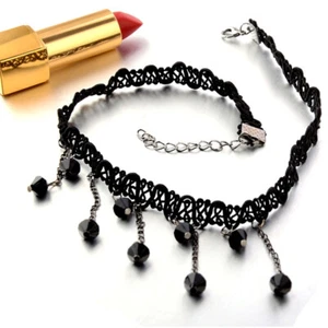 Decorative Neck Chain Vintage Choker Women Gothic Necklace Retro Style Choker - Picture 1 of 12