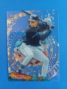 2014 TOPPS HIGH TEK CHRISTIAN YELICH #HT-CY DIFFRACTOR #40/75 MARLINS - Picture 1 of 2