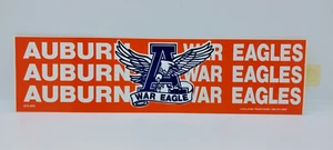 Vintage Auburn Tigers War Eagle Eagles Bumper Sticker College Traditions - Picture 1 of 4