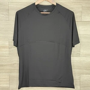 Jockey Sport Silver Sculpting Undershirt Black Shirt Short Sleeve Mens XL New - Picture 1 of 8