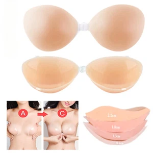 Breast Lift Nipple Cover Pasties Reusable Sticky Bra Push Up Invisible Boob Tape - Bild 1 von 22