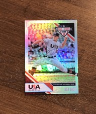 Asa Lacy 2020 USA Baseball Stars Stripes Platinum #74 Kansas City Royals 4/10