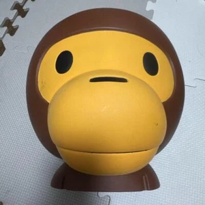 Bape Baby Milo Figure-Shaped Piggy Bank w/Knit Cap from Japan Used - Picture 1 of 9