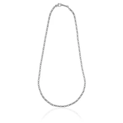 UNOAERRE COLLANA da uomo maglia marina bronzo placcato argento (2513) - Immagine 1 di 4