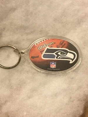 NFL Seattle Seahawks Team Keychain Wilson WinCraft   - Image 1 of 3