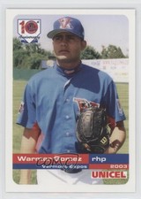 2003 Grandstand Vermont Expos Warmar Gomez #32