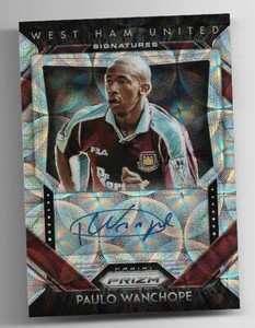 2020-21 Panini Prizm Premier League Autograph Auto Card :Paulo Wanchope A01