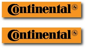 2X CONTINENTAL TIRES RACING DECAL STICKER US MADE TRUCK VEHICLE CAR WINDOW - Picture 1 of 1