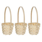  5 Pcs Basket with Handle Flower Gift Baskets Empty Picnic Indoor