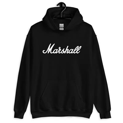 USA MARSHALL AMPLIFICATION LOGO SUDADERA CON CAPUCHA S-5XL Music Amps Cabinas Altavoces de guitarra Foto 1 de 4