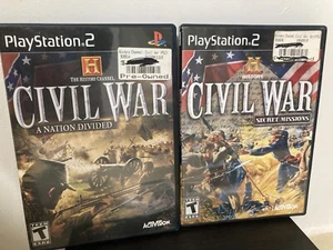 History Channel: Civil War - A Nation Divided / Secret Missions Sony PS2 - Bild 1 von 6
