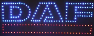DAF LED Truck/Lorry cab 24in x 18in sign board. 12v/24v - Picture 1 of 1
