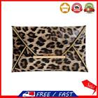 Fashion Women Animal Printing PU Day Clutches Large Envelope Bag (Leopard)