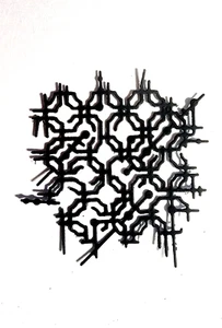 Weltraum Wissenschaft Muster Wissenschaftler Messe Abstrakt Standard Metall Matrizen 2 3/8" x 2,5" - Bild 1 von 2