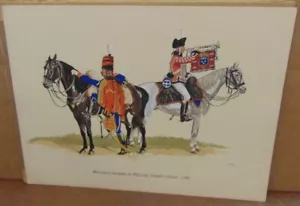 Dugue Mac Carthy: Regimiento Coronel General 1786 / 11 3/4" x 15 1/4" - Imagen 1 de 1