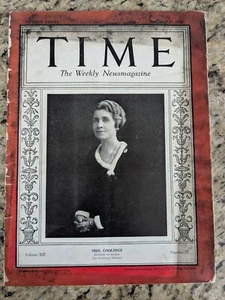 Time Magazine September 17, 1928, Mrs. Coolidge, First Lady (complete magazine) - Bild 1 von 3