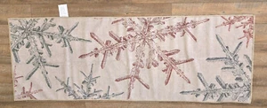 Ruggable Creme Snowflake Washable Rug Cover Only - Runner 2.5 X 7 - Picture 1 of 4